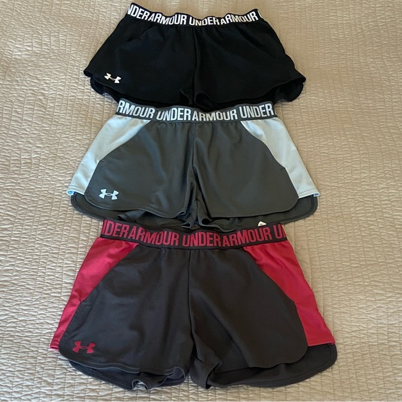 Under Armour Pants - 3 Under Armour Women's Athletic Shorts